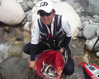 趣味の鮎釣り